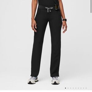 figs black scrub pants kade